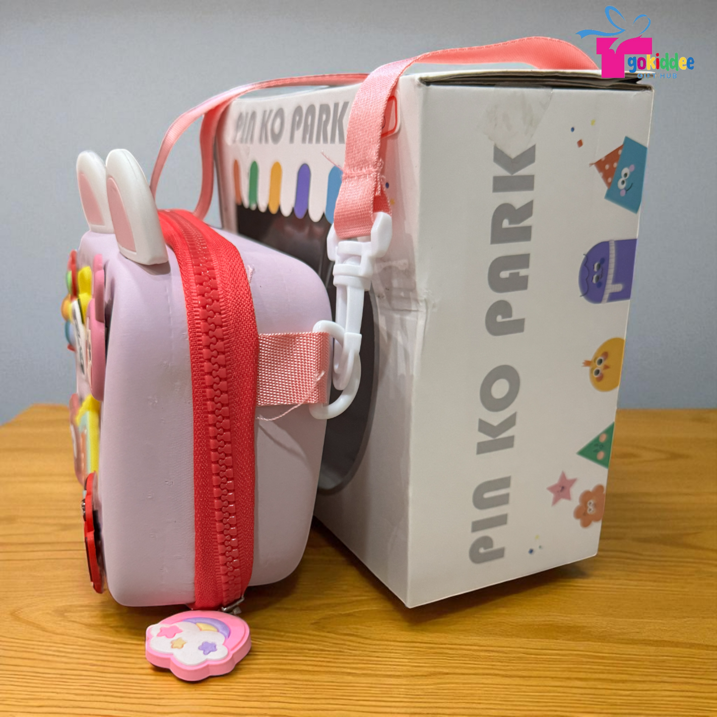 Silicone Sling bags with charms