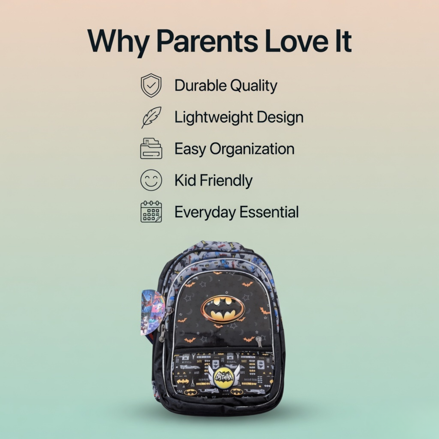 18" Batsman School bag