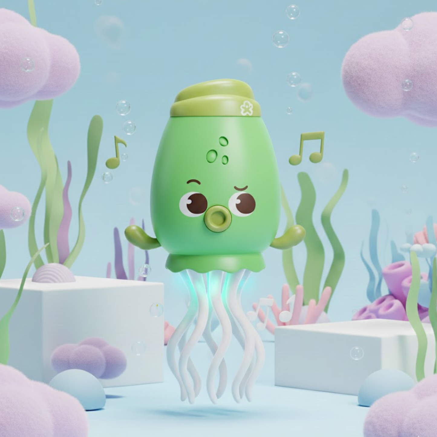 Dancing Jelly Fish Octopus Toy – Light-Up Musical Toy with 360° Rotating Tentacles