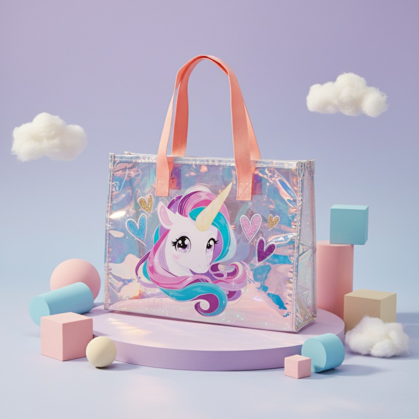 Shiny holographic Tote bag - Big