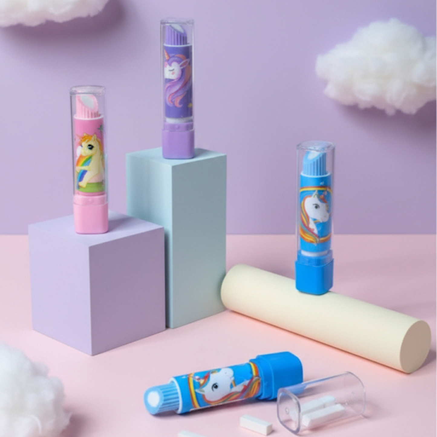 Unicorn Design Lipstic Eraser