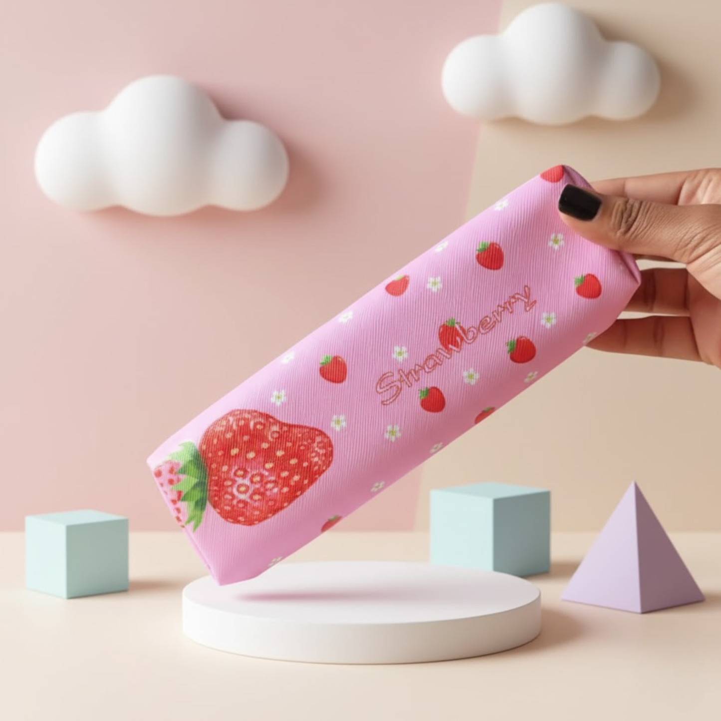 Fruit design stationery pouch