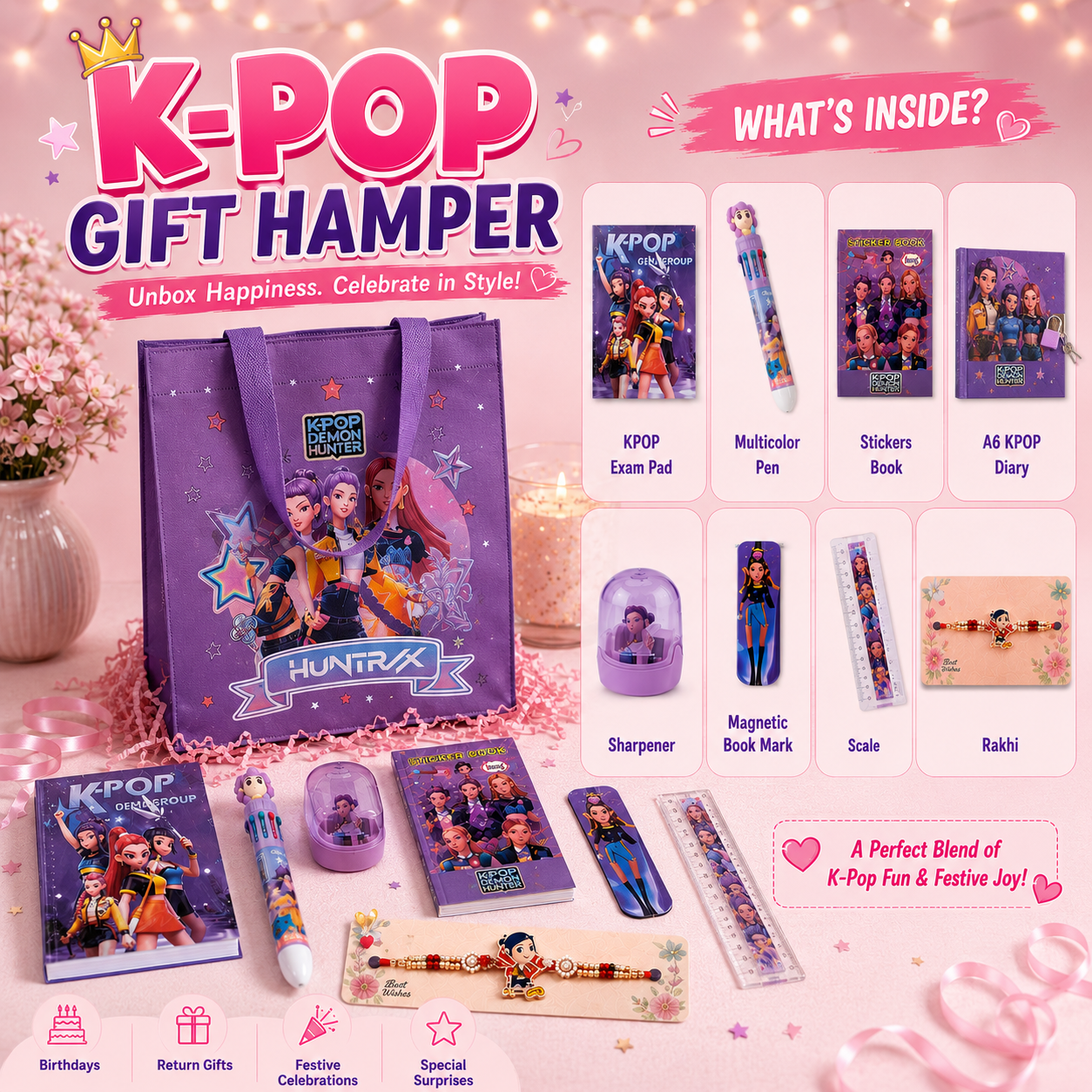 9 items KPOP gift hamper - GKGHH 002
