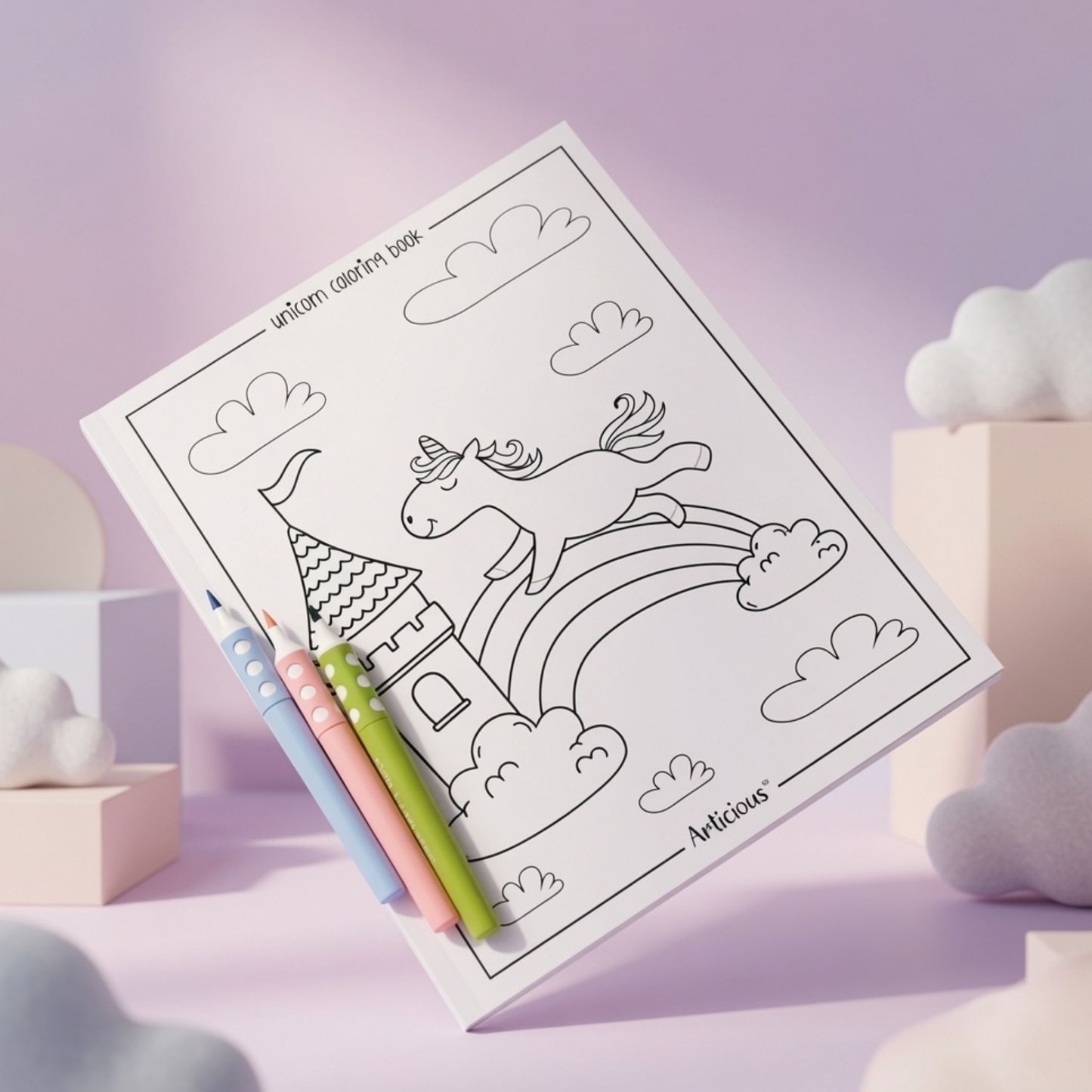 Unicorn Coloring Book for Kids