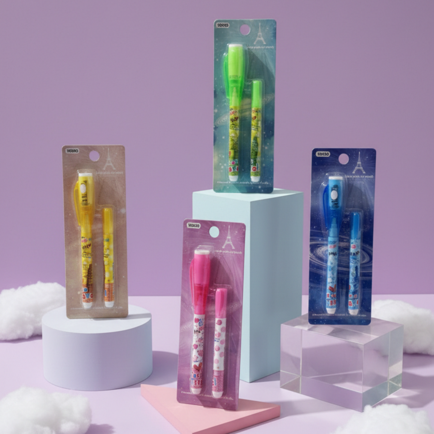 Invisible Ink Pen with UV Light for Kids