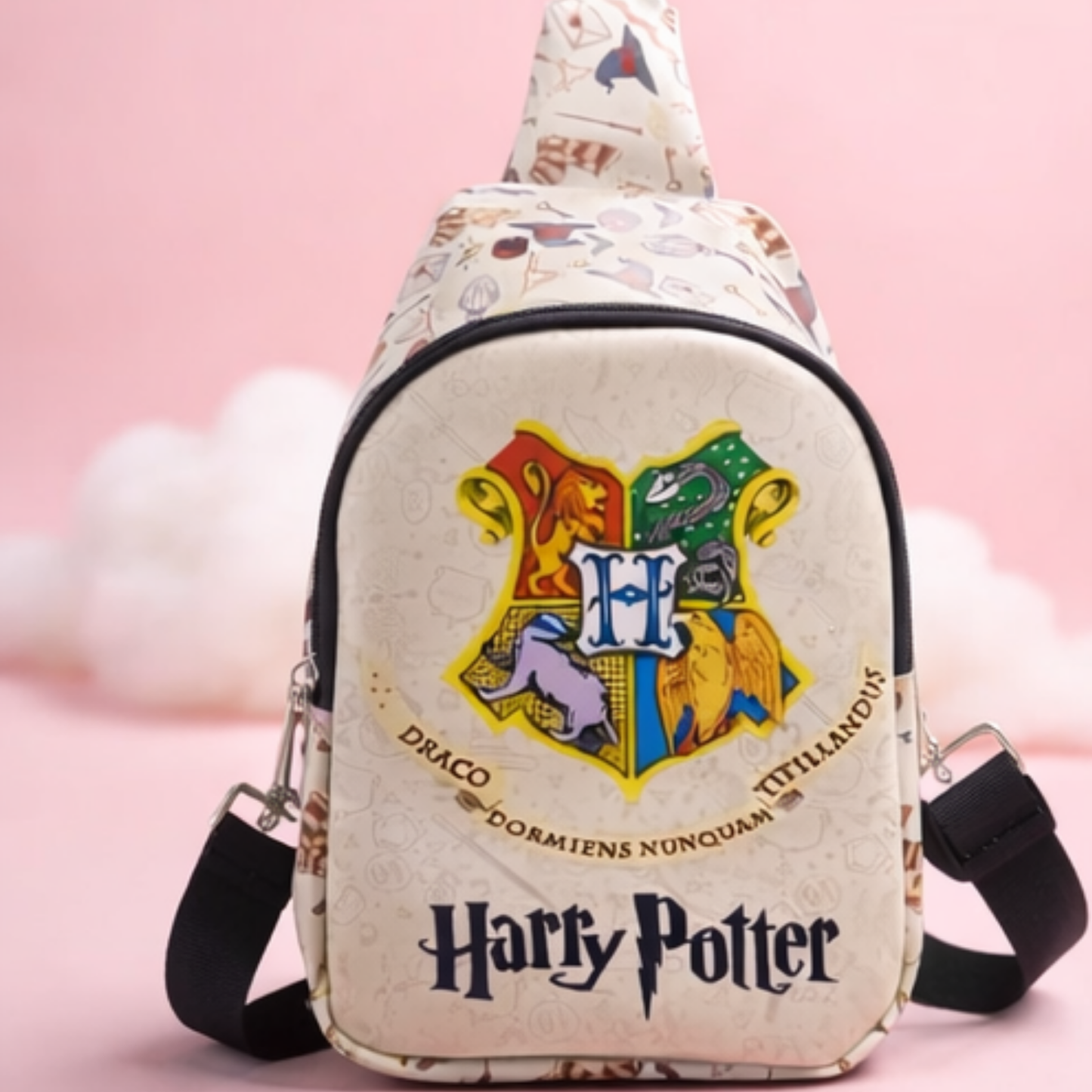 Harry Potter Chest Sling Bag - Premium Faux Leather