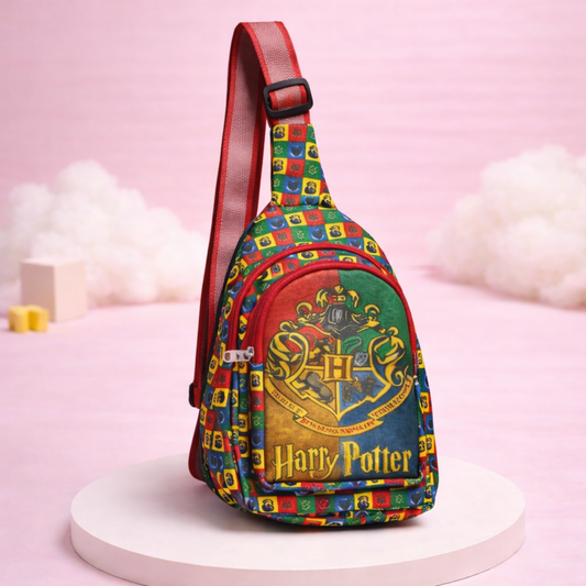 Wizard-Themed Chest Sling Bag for Kids