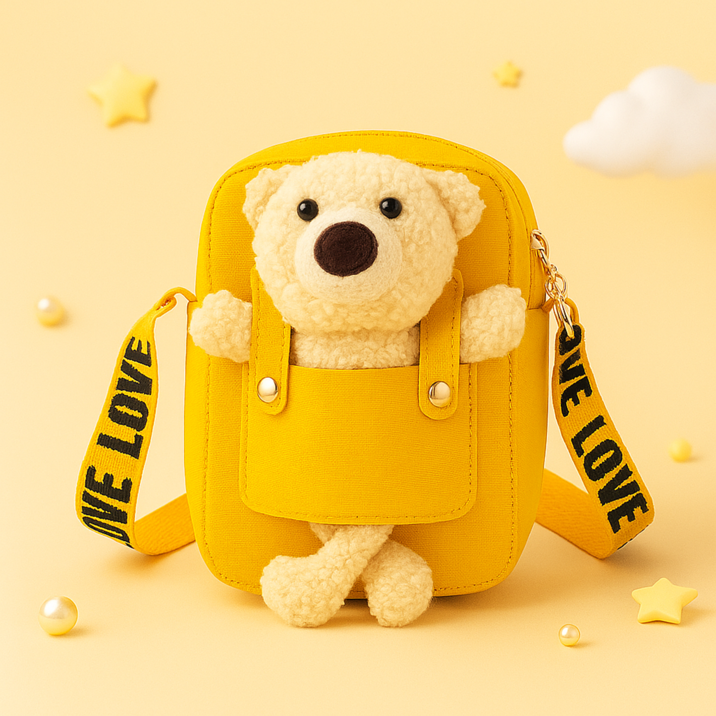 Teddy Bear sling bag for kids