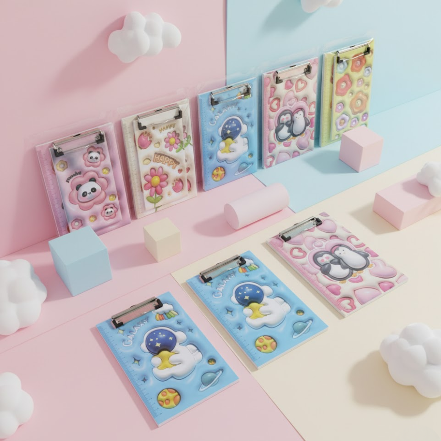 3D Pad with note pad