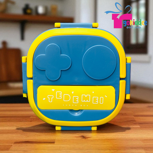3-Compartment Stainless Steel Lunch Box