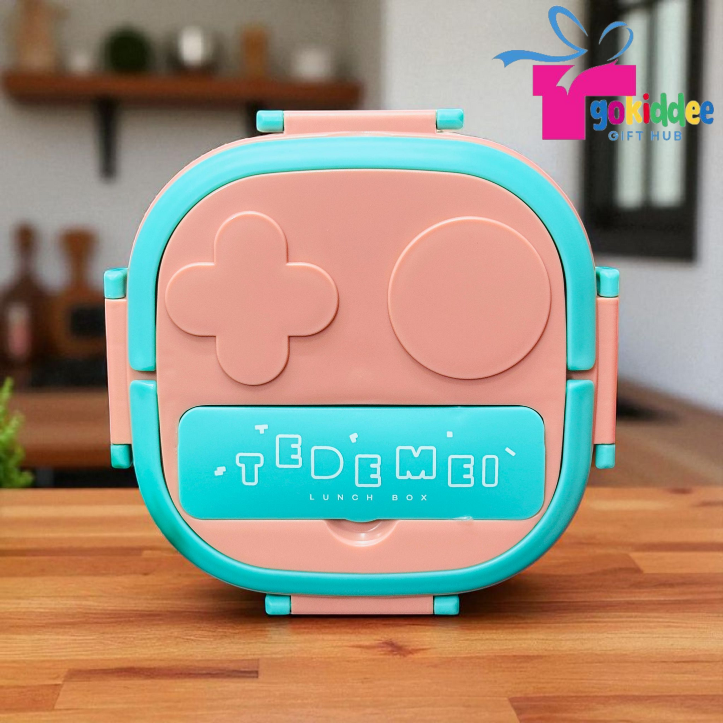 3-Compartment Stainless Steel Lunch Box