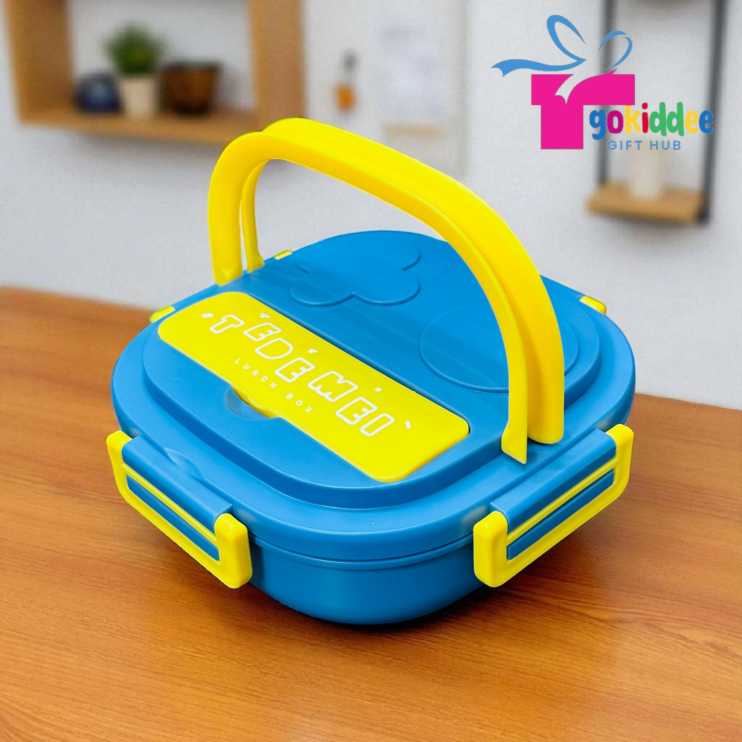 3-Compartment Stainless Steel Lunch Box