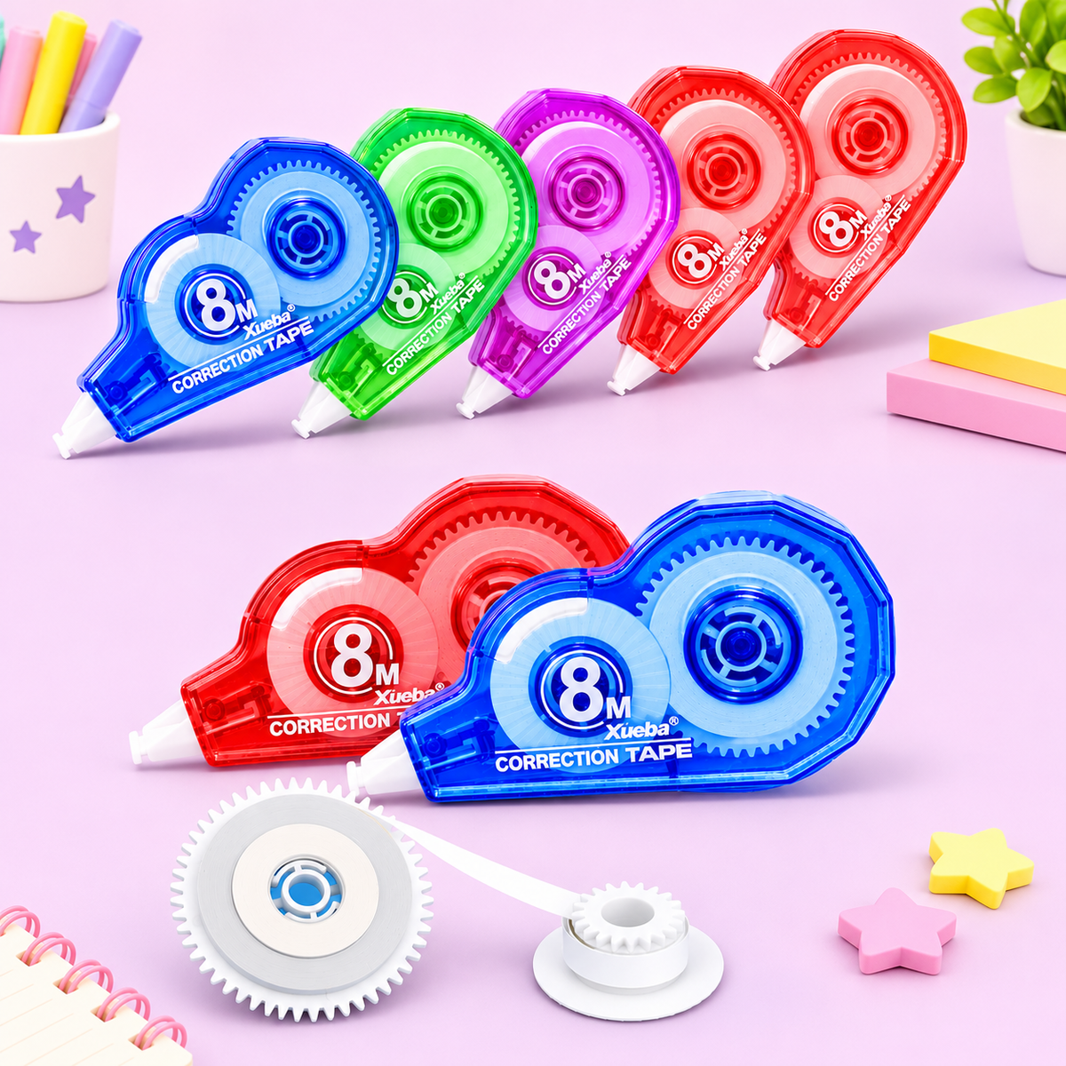 Colourful Correction Tape – 8m