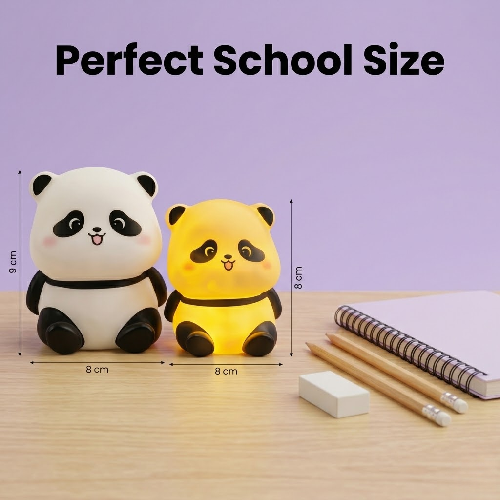 Cute Panda Mini LED Night Lamp for Kids