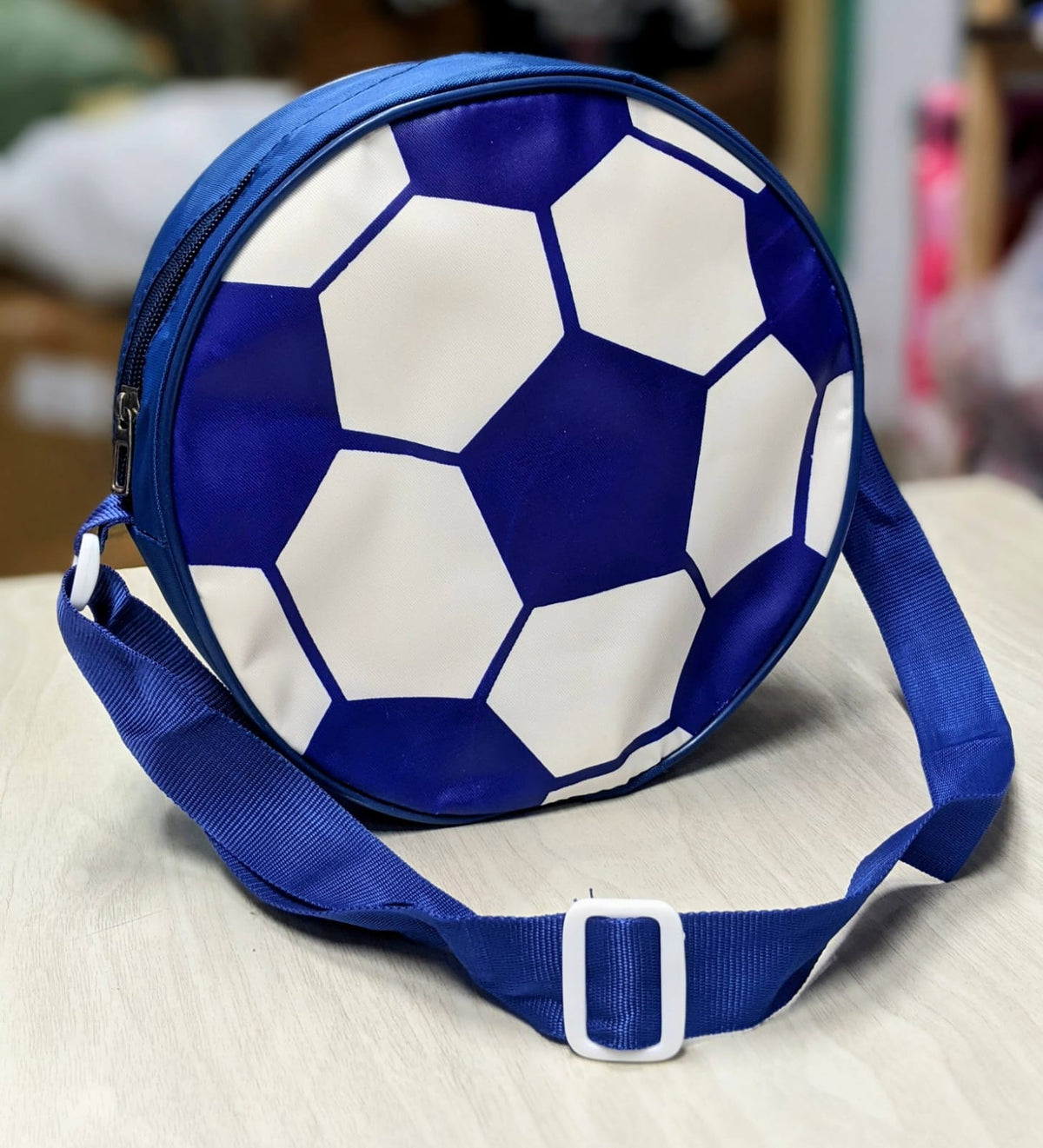 Football Sling Bag with Adjustable Strap