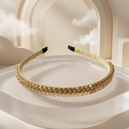 Crystal Beaded Hairband | Rhinestone Alice Band