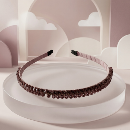 Crystal Beaded Hairband | Rhinestone Alice Band