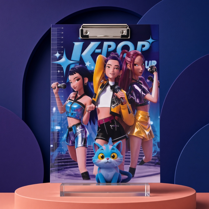 K-Pop Huntrix Clipboard with Ruler