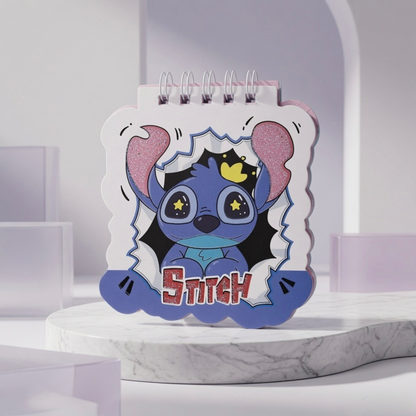 Stitch Mini Diary for Kids | Palm Size Spiral Notebook