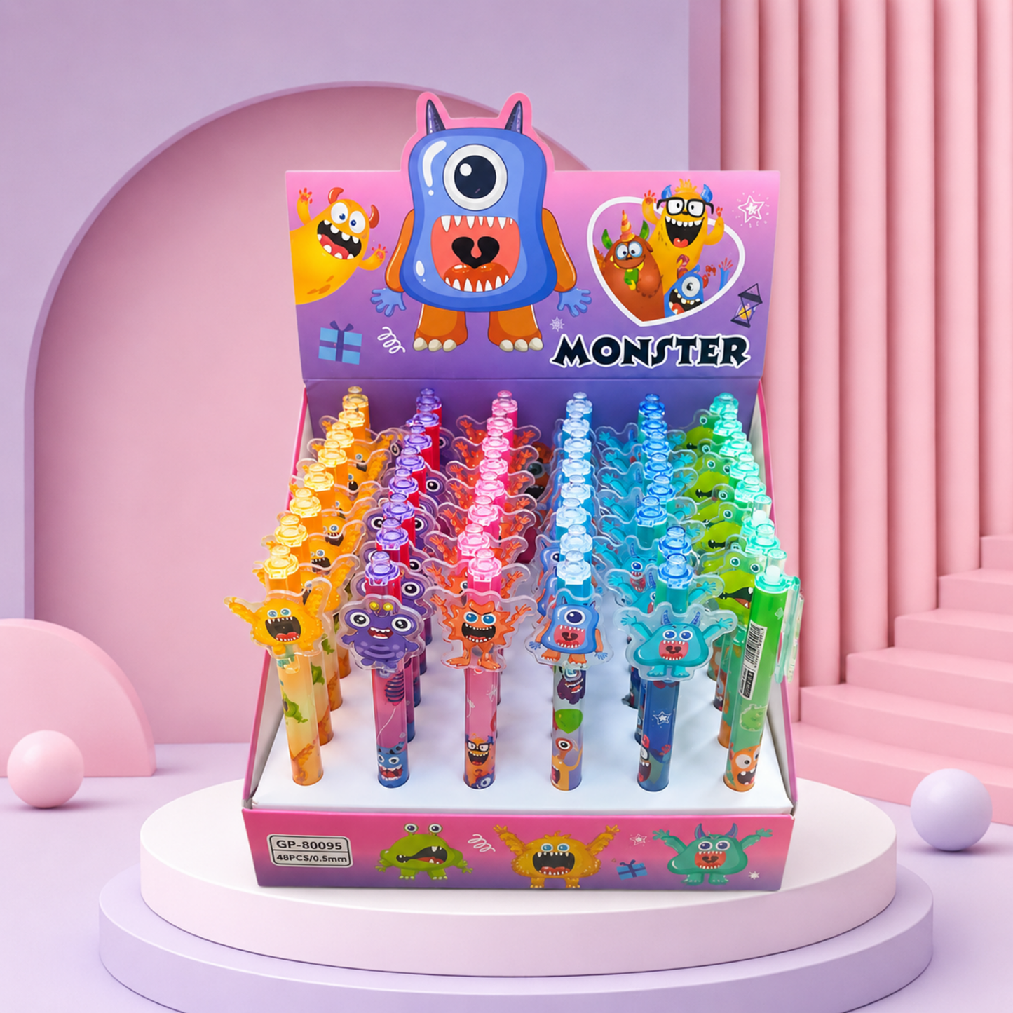 Cute Monster Gel Pen for Kids