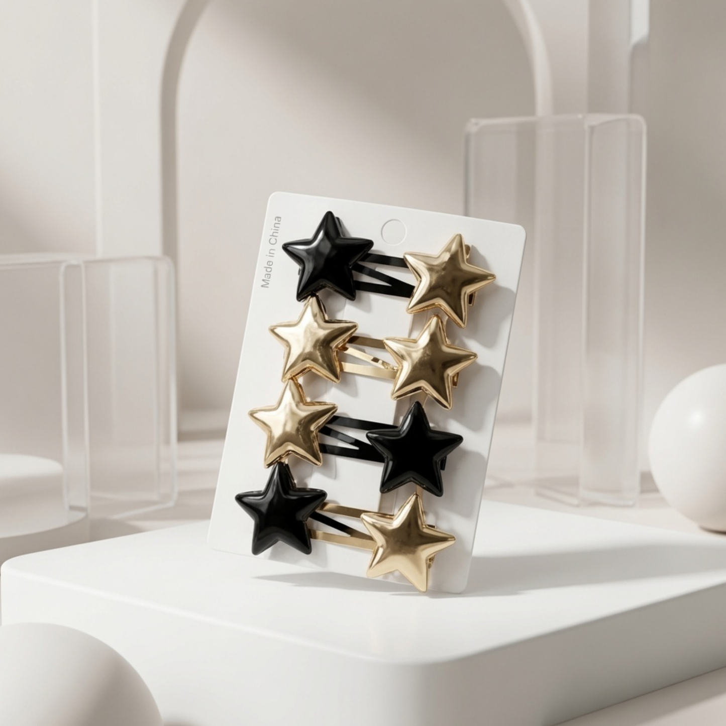 Premium Pearl & Metal Hair Clip Coll