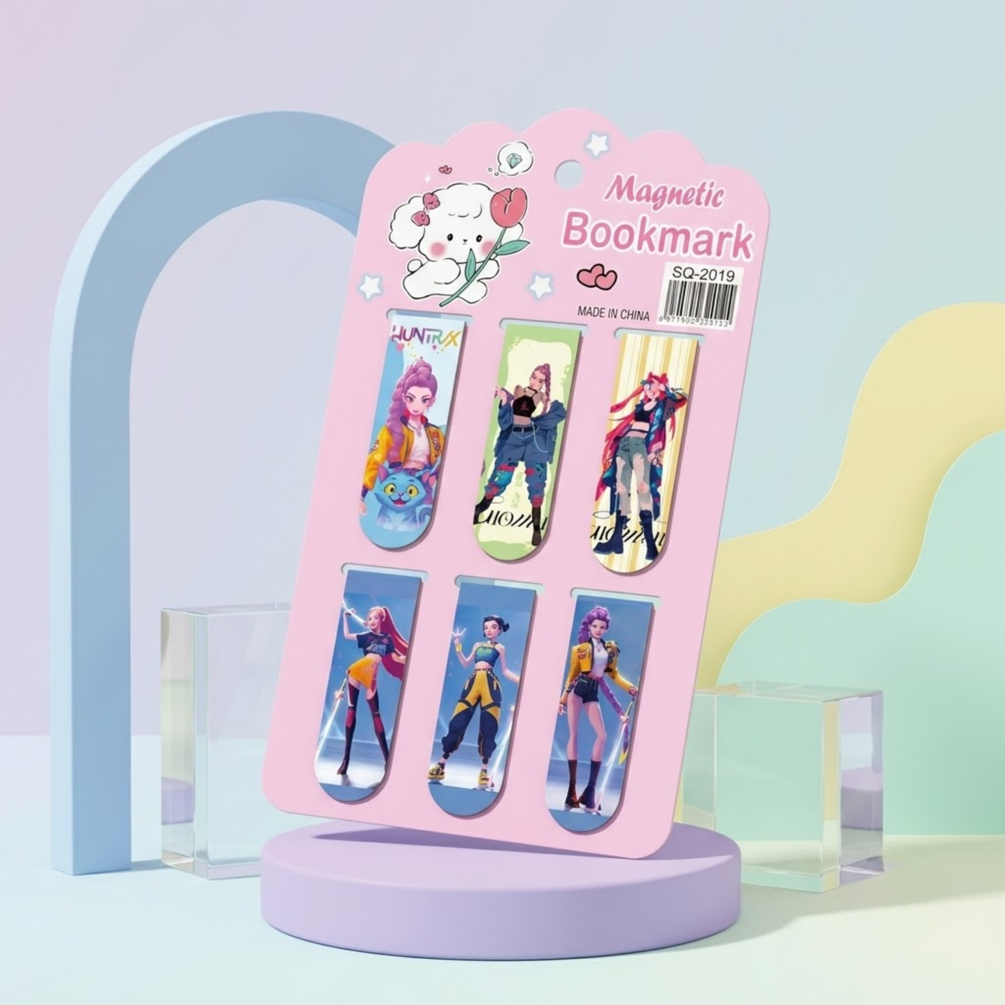 K-Pop Demon Hunters Magnetic Bookmark Pack of 6