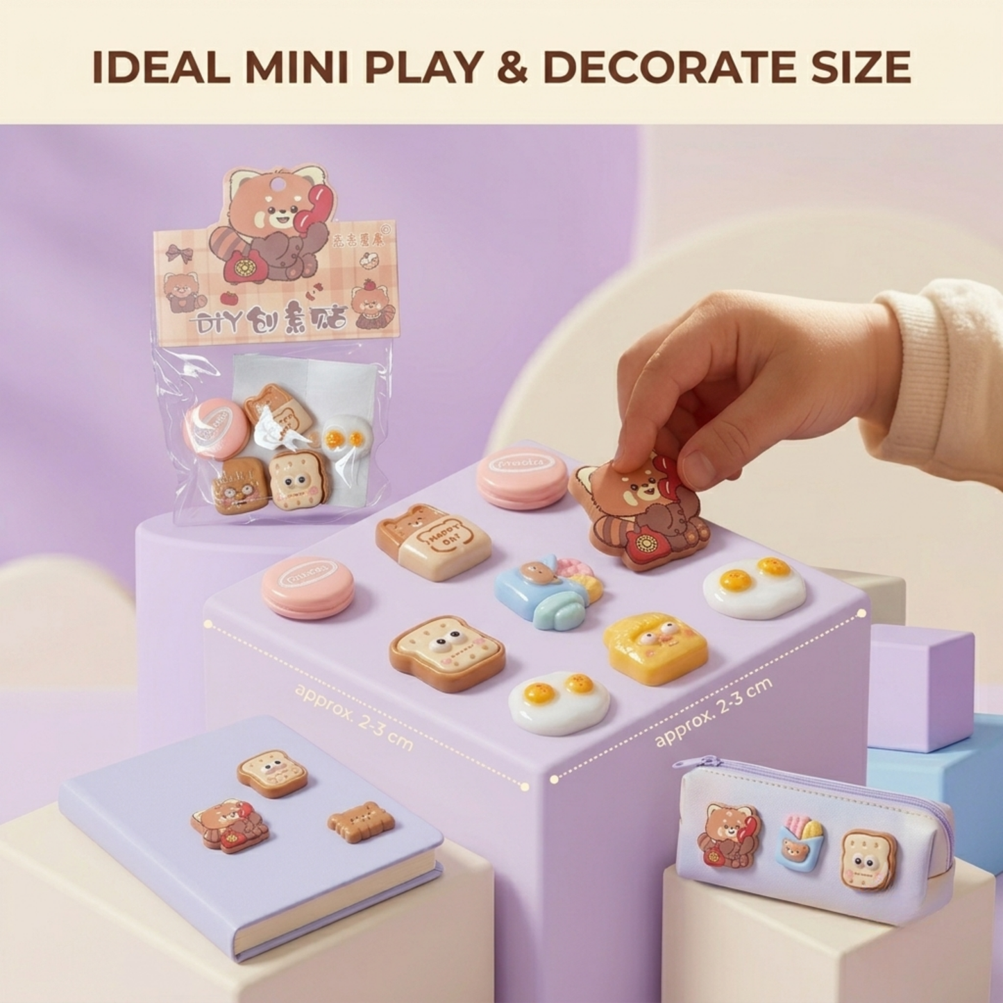 Mini DIY Kawaii Charms for Decorations