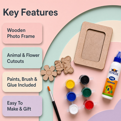 DIY Wooden Photo Frame Painting Kit
