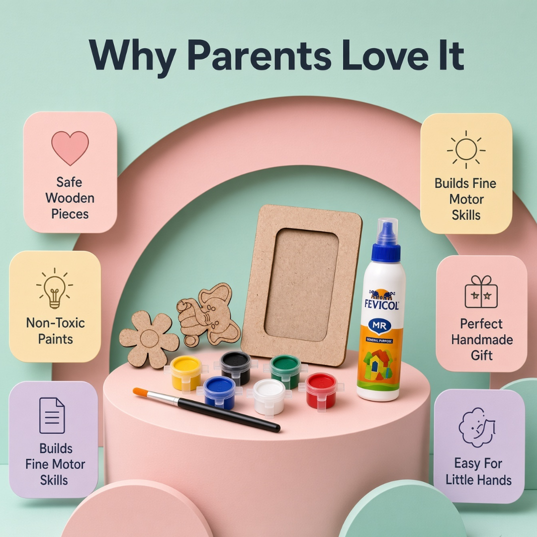DIY Wooden Photo Frame Painting Kit