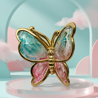 Crystal Butterfly Hair Claw