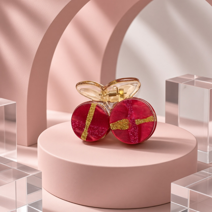 Cherry Fruits Acrylic Hair Claw