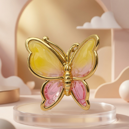 Crystal Butterfly Hair Claw