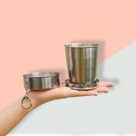 Steel Folding glass - 75 ml,