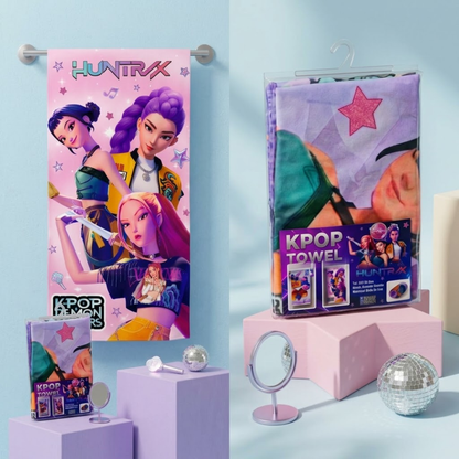 K-Pop Demon Hunters Premium Soft & Quick-Dry Kids Towel