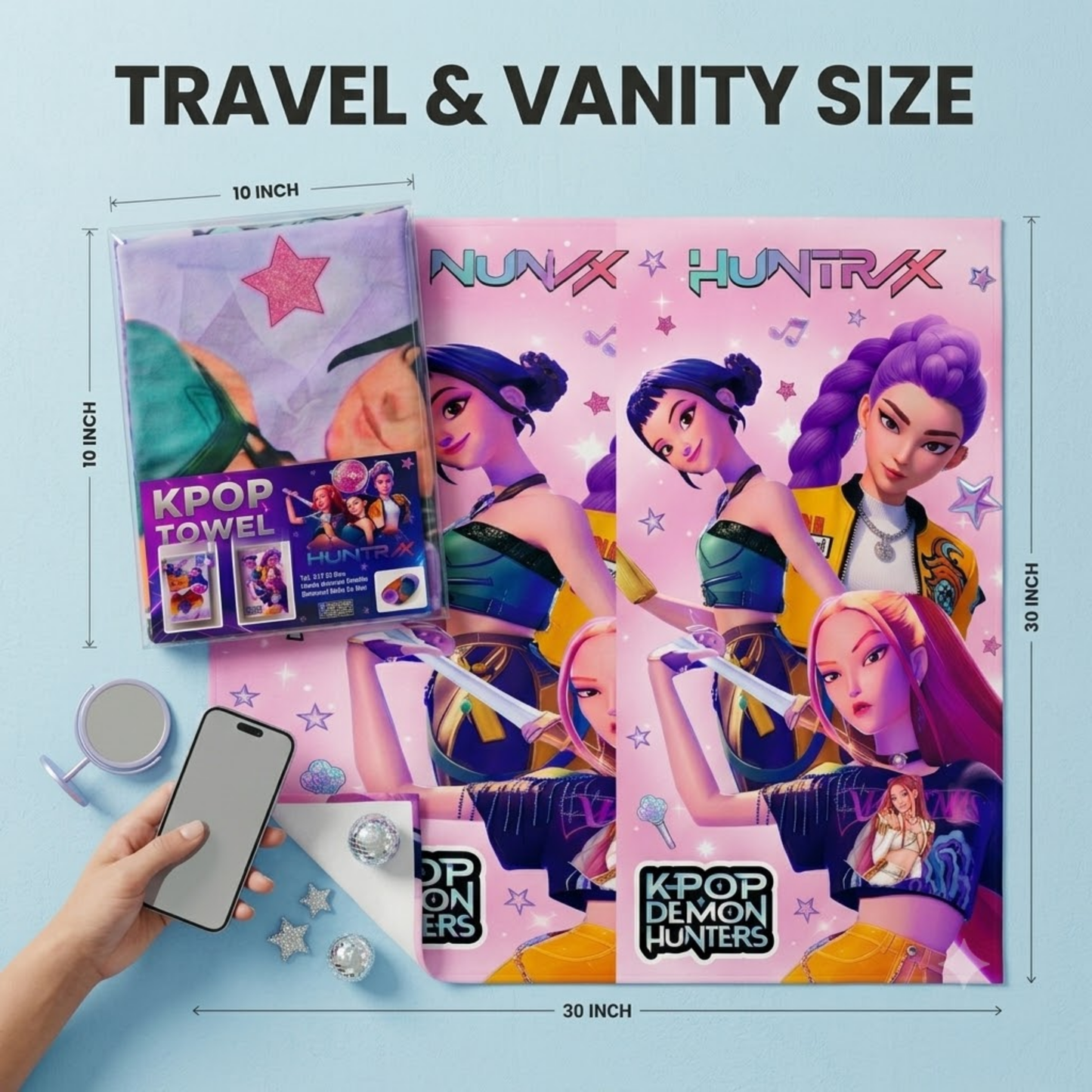 K-Pop Demon Hunters Premium Soft & Quick-Dry Kids Towel