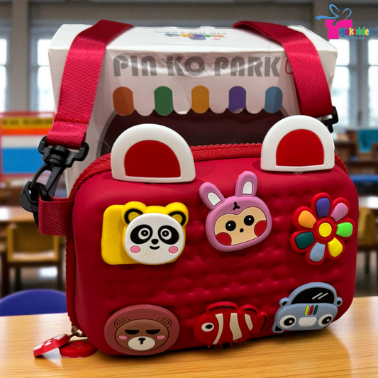 Silicone Sling bags with charms