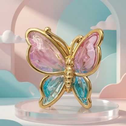 Crystal Butterfly Hair Claw