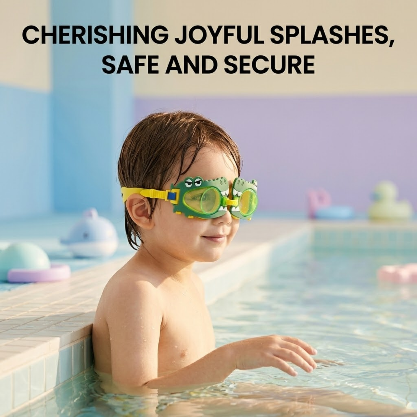 Kids Cartoon Swimming Goggles