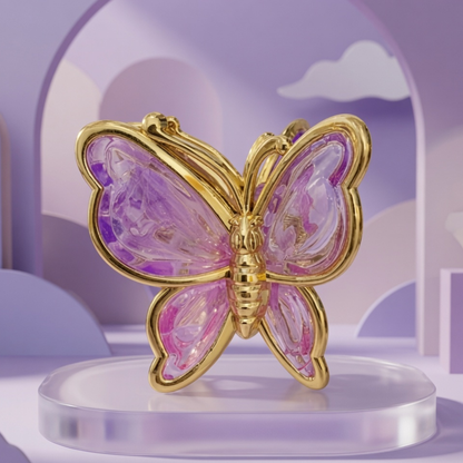 Crystal Butterfly Hair Claw