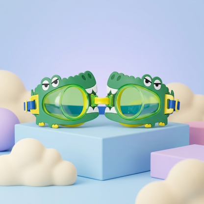 Kids Cartoon Swimming Goggles