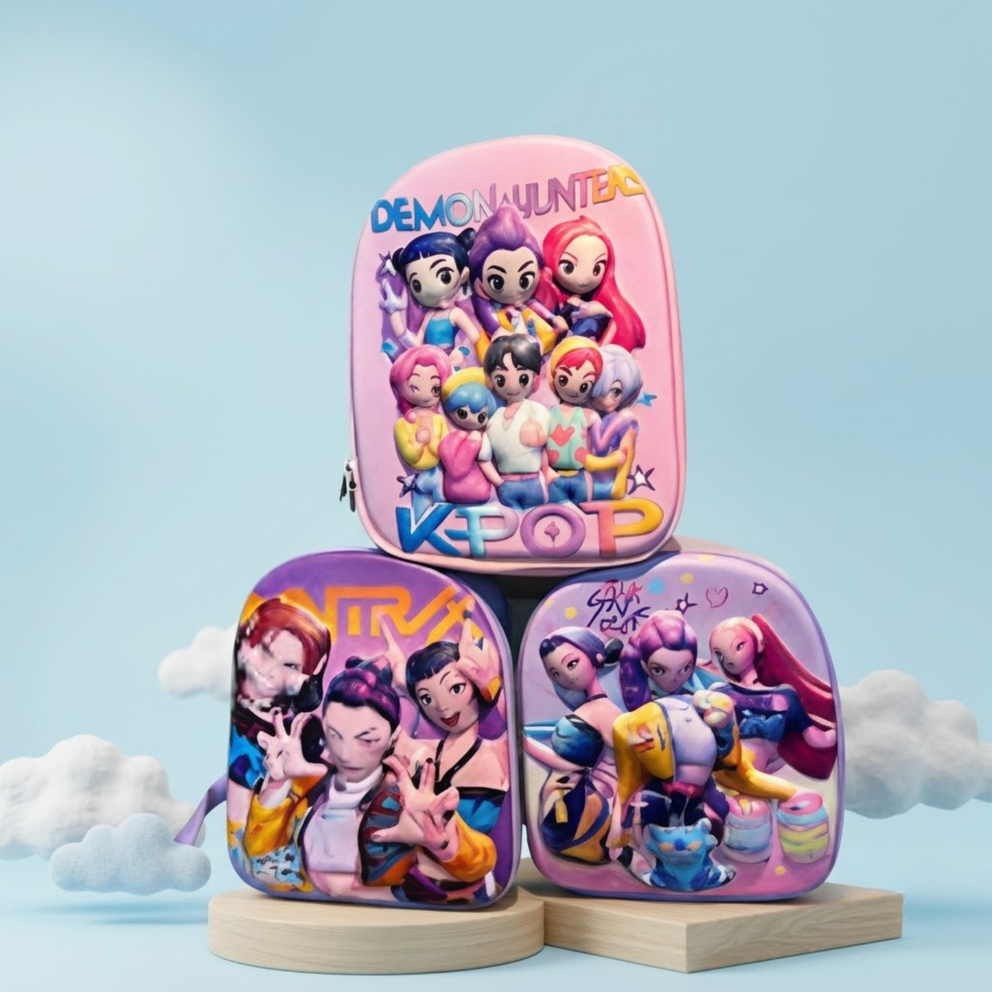 KPOP Hard Shell Backpack for Kids