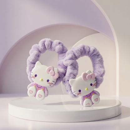Hello Kitty Fluffy Hair Ties | Set of 2
