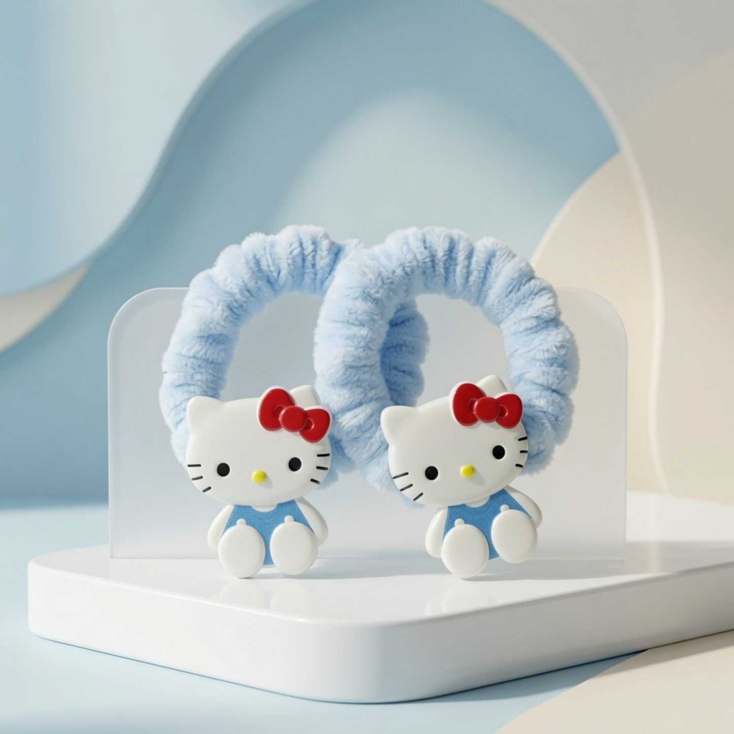 Hello Kitty Fluffy Hair Ties | Set of 2
