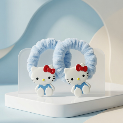Hello Kitty Fluffy Hair Ties | Set of 2