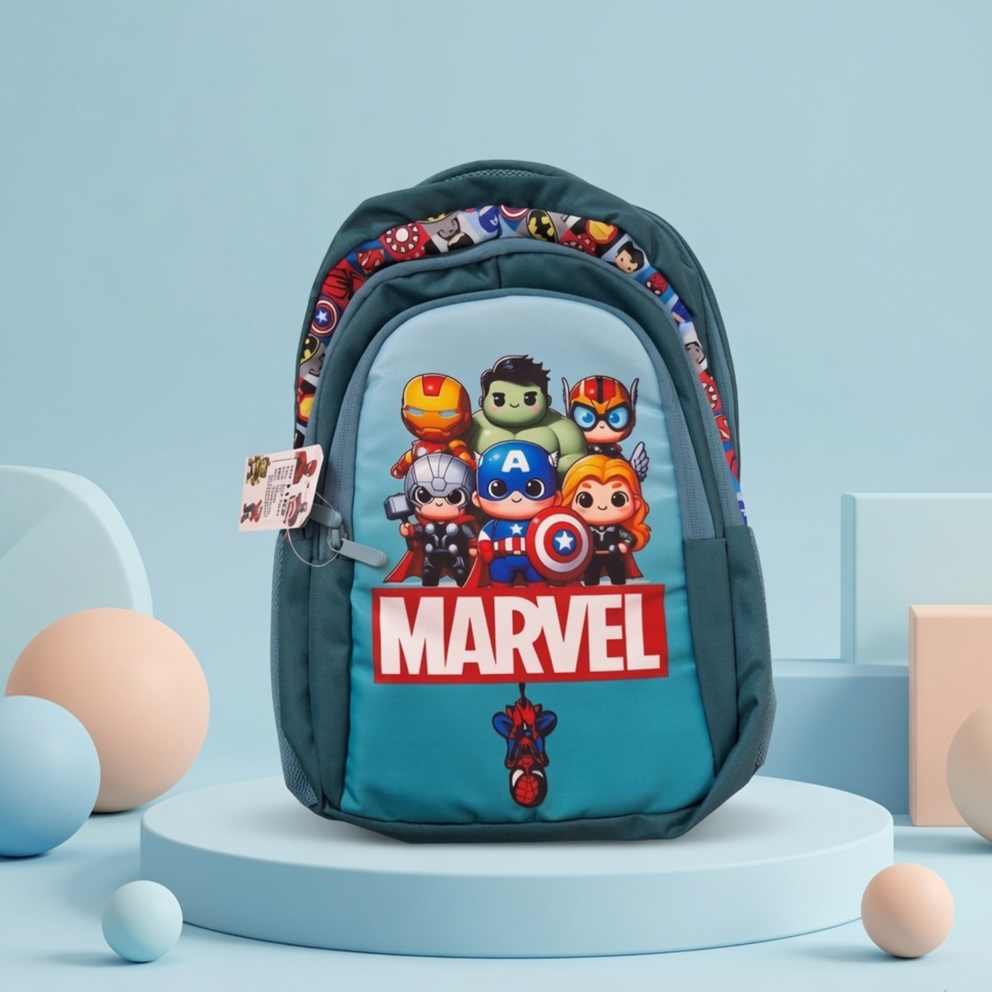 16" Superhero School Backpack for Kids