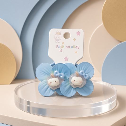 Flower Hair Bands Set of 2 | Cute Floral Accessories
