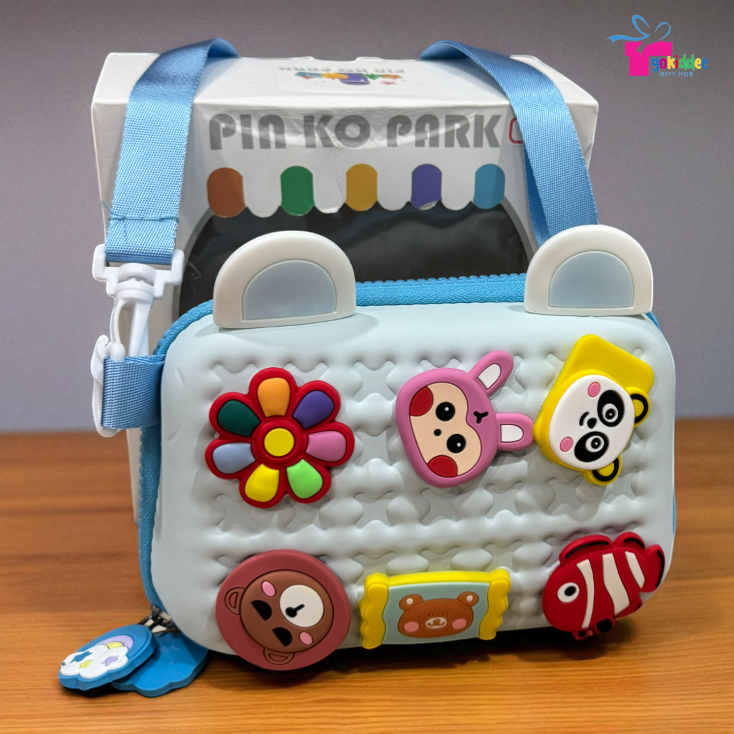 Silicone Sling bags with charms