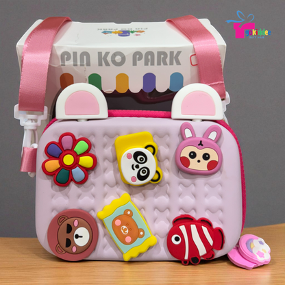 Silicone Sling bags with charms