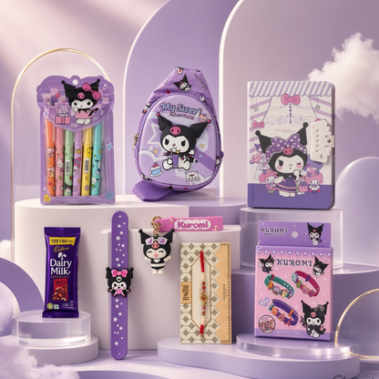 9 in 1 Kuromi Gift Hamper | Box Gift Packing Included