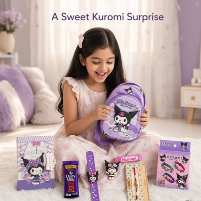 9 in 1 Kuromi Gift Hamper | Box Gift Packing Included